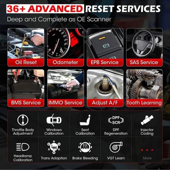 Autel MaxiCOM MK808 OBD2 Scanner Bidirectional Diagnostic Tool Key Coding TPMS - Picture 4 of 11